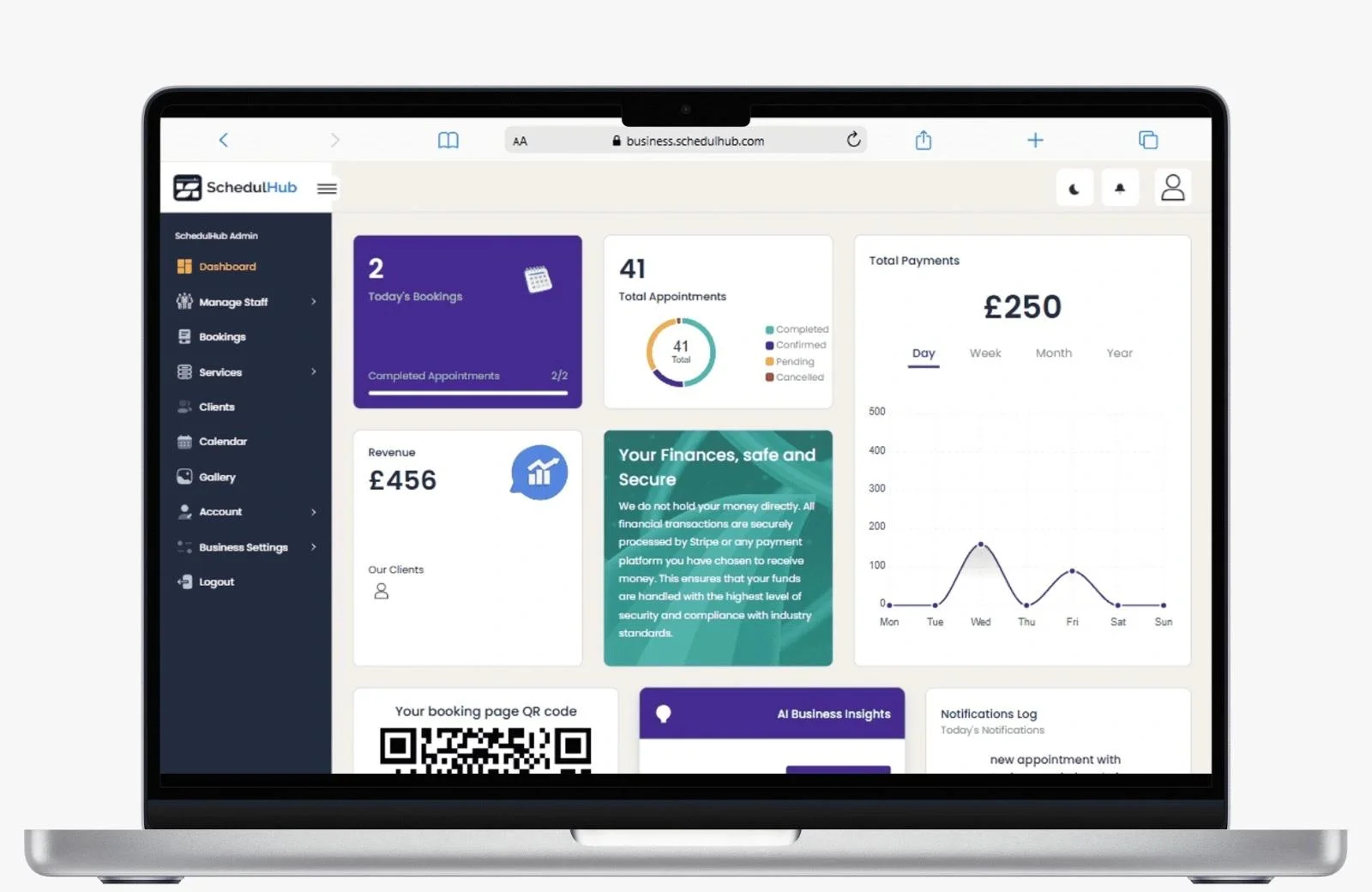 Dashboard interface